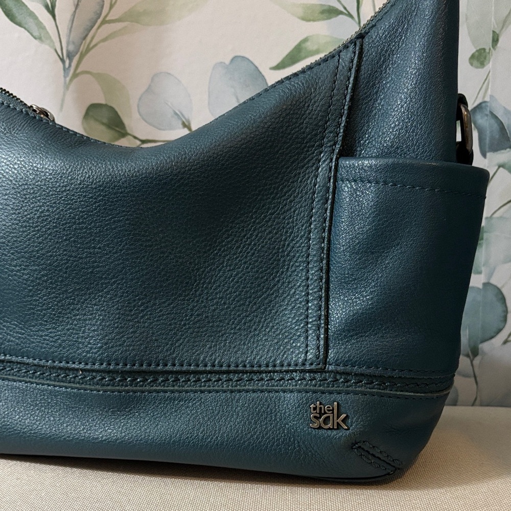 The Sak Deep Blue Leather Hobo Bag